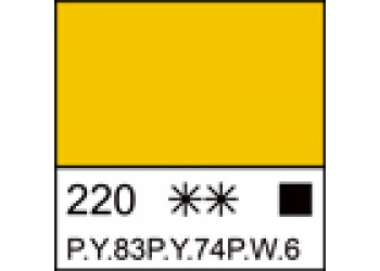 Желтая средняя акрил Ладога 46мл