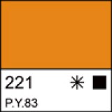 Желтая темная акрил Ладога 220мл