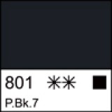 Сажа газовая акрил Ладога 100мл