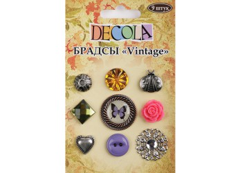 "Decola" Брадсы "Vintage", 9 шт.