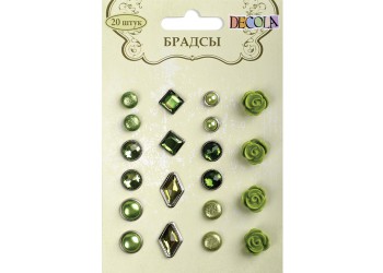"Decola" Брадсы, 20 шт, зеленые