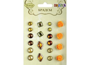 "Decola" Брадсы, 20 шт, желтые