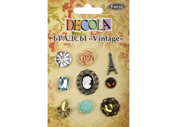 "Decola" Брадсы "Vintage", 9 шт.