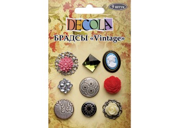 "Decola" Брадсы "Vintage", 9 шт.