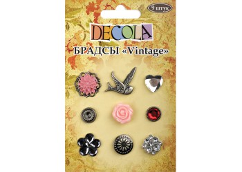 "Decola" Брадсы "Vintage", 9 шт.