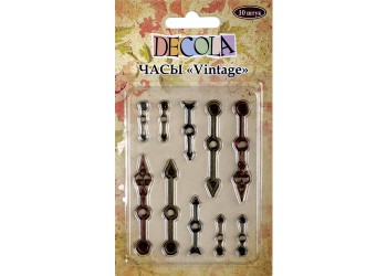 "Decola" Стрелки для часов "Vintage", 10 шт